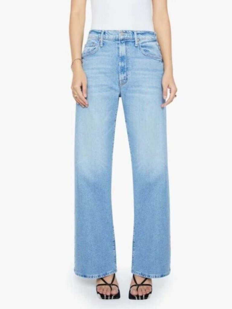 New Mother Lasso Sneak High Rise Jeans